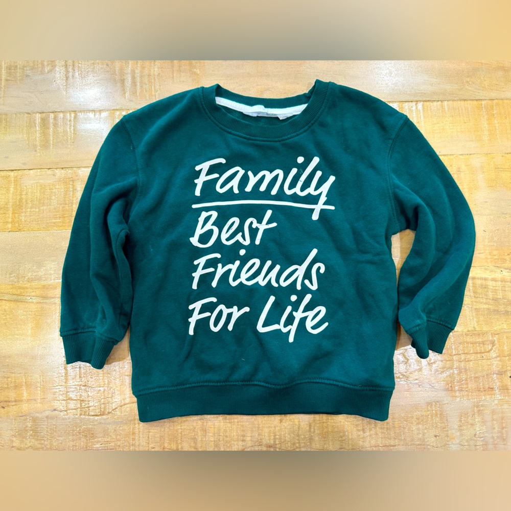H&M toddler kids boys and girls graphic sweatshirt top family best friends